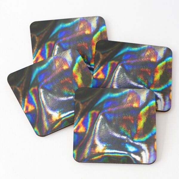 Item preview, Silver hologram textile  designed and sold by Nicole mcleod.