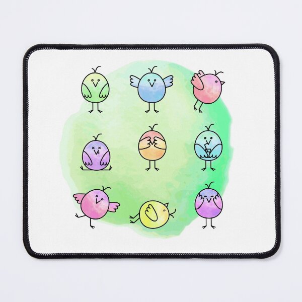 Item preview, Funny Birds Illustration designed and sold by yulia-rb.