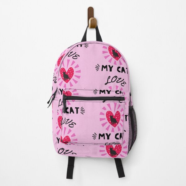Item preview, Love my cat- cute valentine cat designed and sold by BronikowskiART.