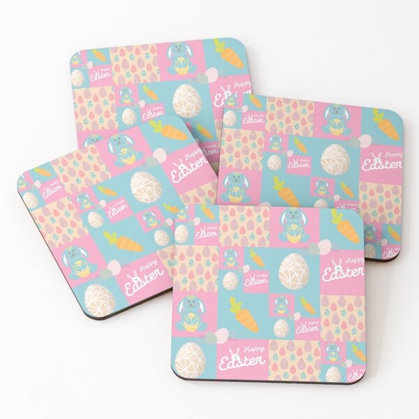 Artikelvorschau, Ostern Quilted Granny Squares Quilt entworfen und verkauft von Designs By YL.