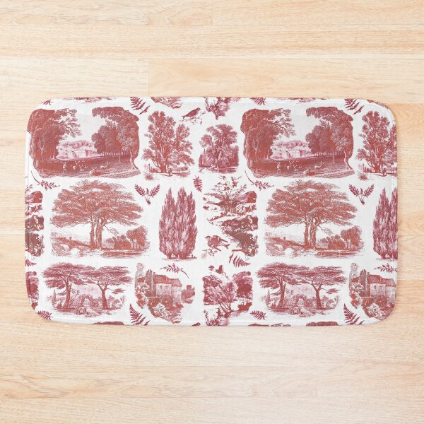 Item preview, Elegant Vintage Red English Country Pastoral Toile designed and sold by tanjica.