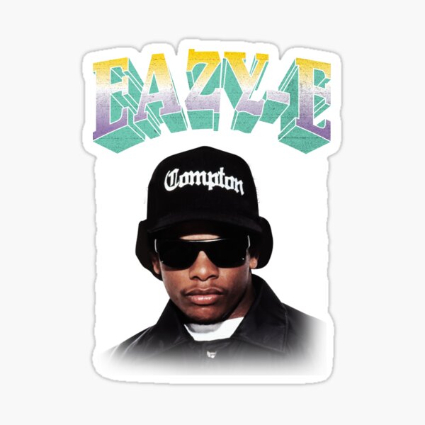 Eazy E Nwa Sticker By B Sidenyc Redbubble