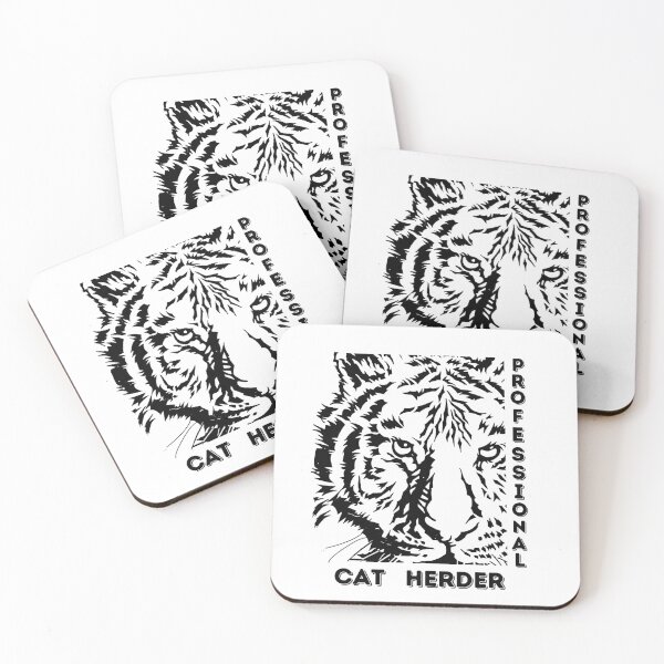 Item preview, PROFESSIONAL CAT HERDER designed and sold by PotluckPrints.