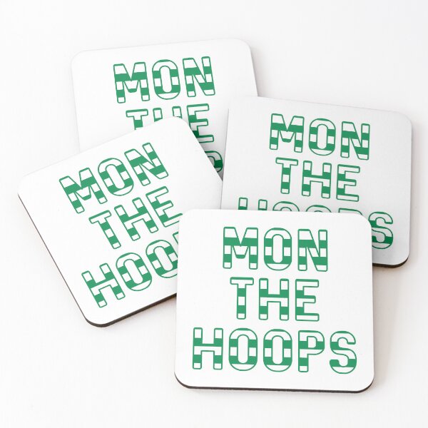Item preview, Mon The Hoops, Glasgow Celtic Football Club Green and White Striped Text Design designed and sold by MacPean.