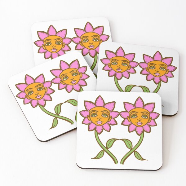 Item preview, flower twins in dew designed and sold by pixie-bubbles.