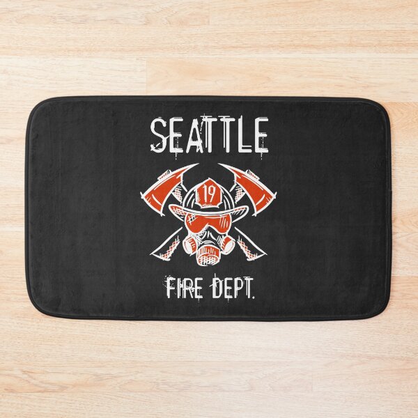 Item preview, Seattle Firefighters, Fire Department. Station 19. Hand drawn illustration on T-Shirts, Stickers, Posters. designed and sold by funnycolors.
