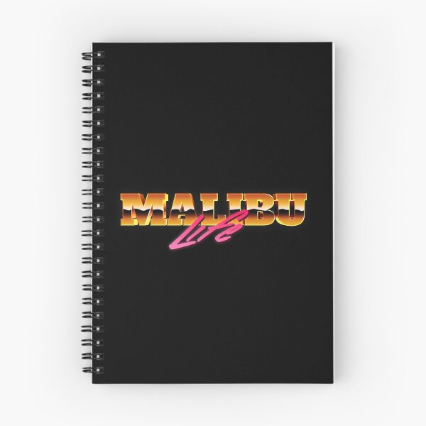 Item preview, Colorful retro design with 80s style Malibu Life logo designed and sold by 486DesignCo.