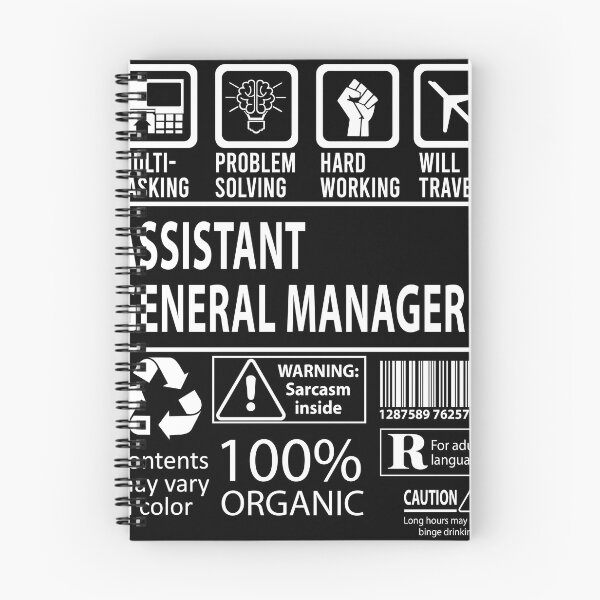 Item preview, Assistant General Manager T Shirt - MultiTasking Certified Job Gift Item Tee designed and sold by andahanson.