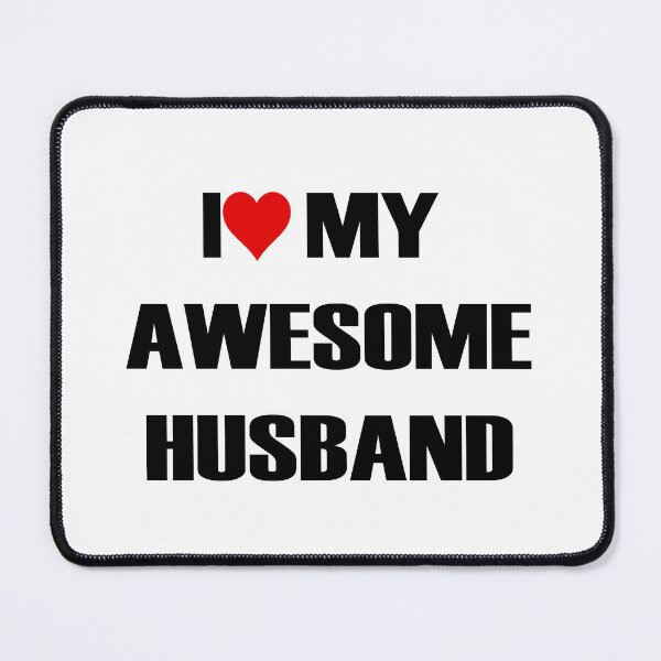 Item preview, Womens I Love My Awesome Husband Tshirt Cute Relationship Married Tee designed and sold by Anoirshop ⭐⭐⭐⭐⭐.
