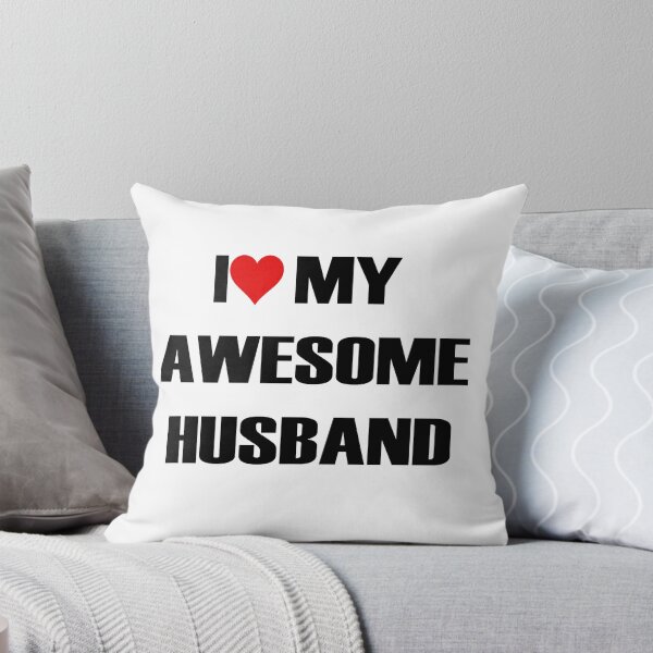 Item preview, Womens I Love My Awesome Husband Tshirt Cute Relationship Married Tee designed and sold by Anoirshop ⭐⭐⭐⭐⭐.