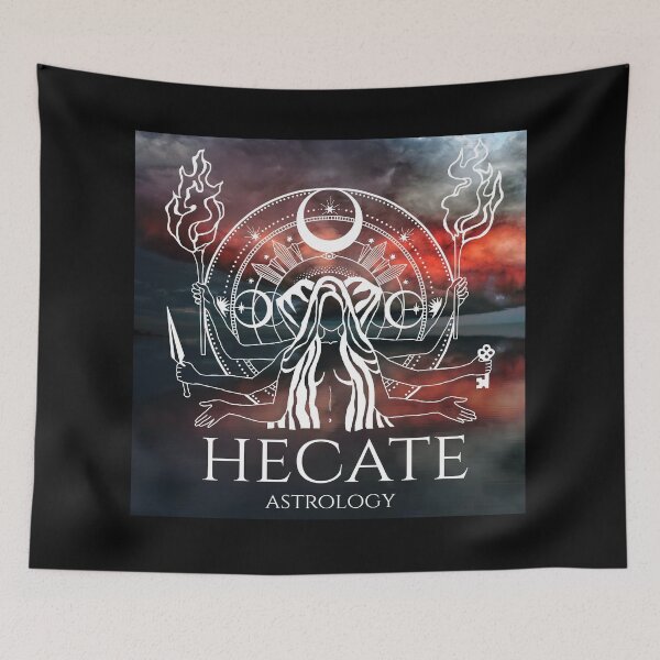 Item preview, Hecate Astrology Tribal Logo- White designed and sold by Hecate-Emporium.
