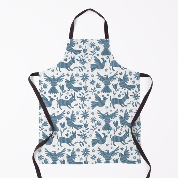 Item preview, otomi, blue otomi texture, mexican otomi, mexican art, BLUE GRAY, mexican craft, mexican folk, otomi texture, mexican pattern, flowers, birds, animals, blue designed and sold by Terevela.