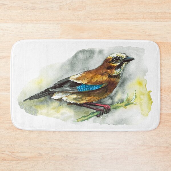 Item preview, Eurasian jay bird painting designed and sold by Egle Kristensen.