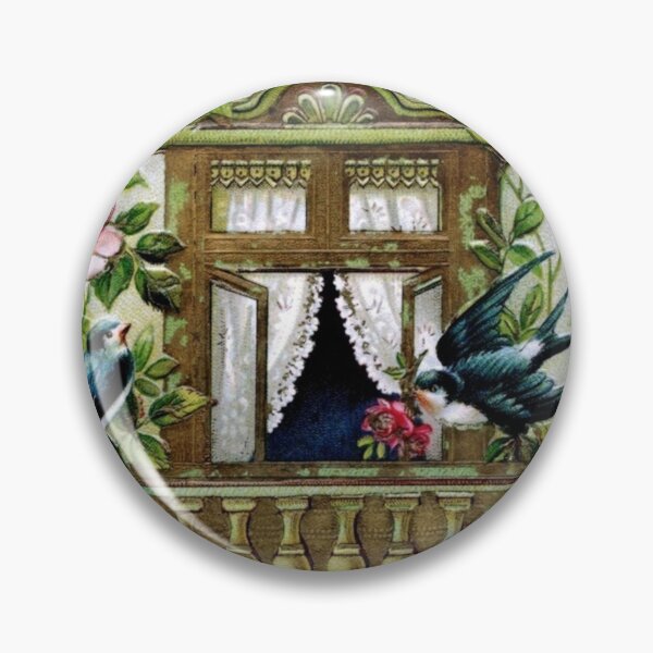 Item preview, Vintage Birds and Flowers designed and sold by SaraValor.