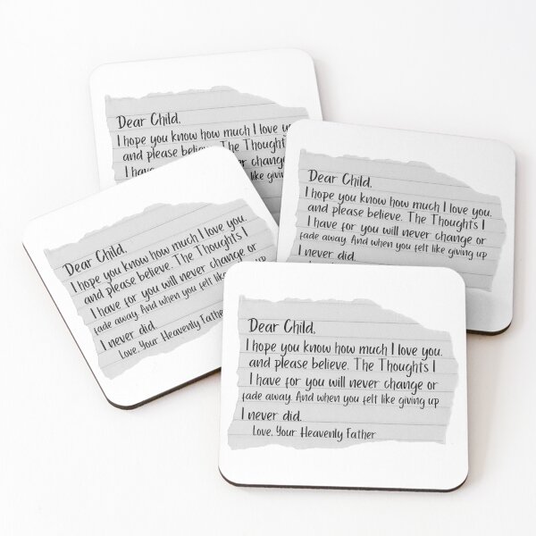 Item preview, Dear Child Cory Asbury Note designed and sold by Simply-Redeem.