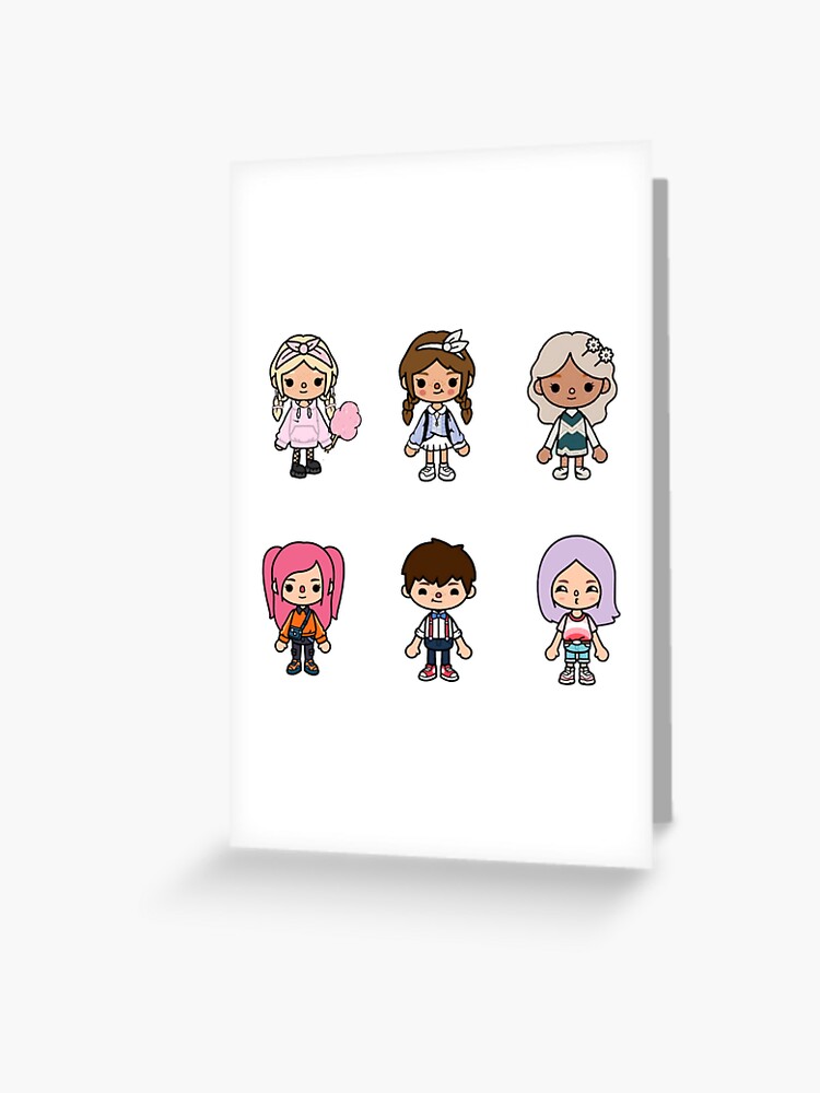 Toca world - tocaboca Characters Greeting Card for Sale by nokenoma