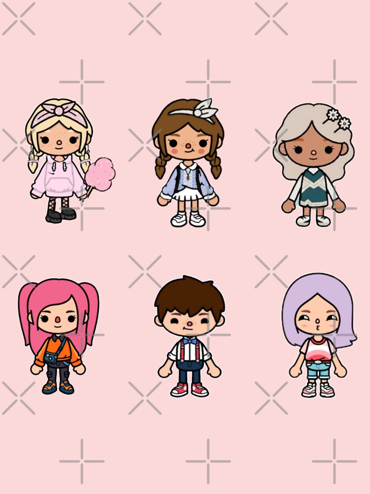 toca boca character pack  Sticker, toca boca 