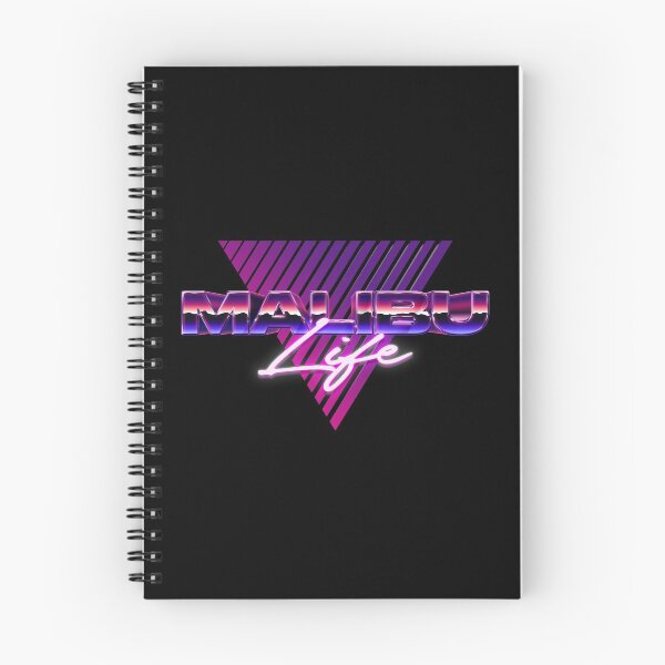 Item preview, Colorful retro design with 80s style Malibu Life logo designed and sold by 486DesignCo.