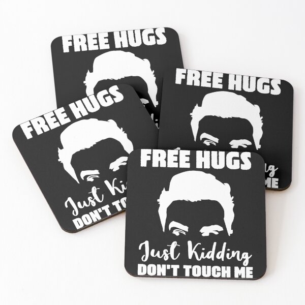 Item preview, Free Hugs Just Kidding Don't Touch Me - Sarcastic Funny Gift For Friend designed and sold by ambaart.