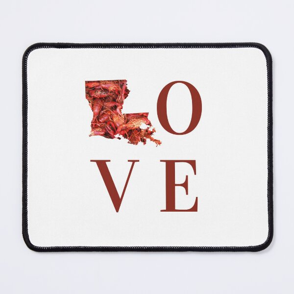Item preview, LOVE - Red Crawfish Louisiana designed and sold by Creole Content Creations.