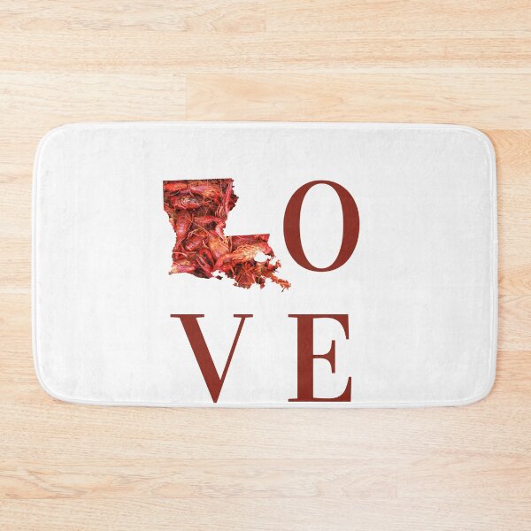 Item preview, LOVE - Red Crawfish Louisiana designed and sold by Creole Content Creations.