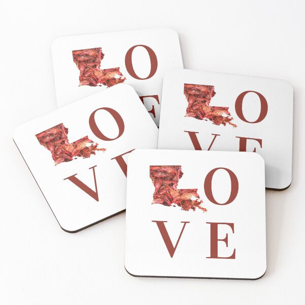 Item preview, LOVE - Red Crawfish Louisiana designed and sold by Creole Content Creations.