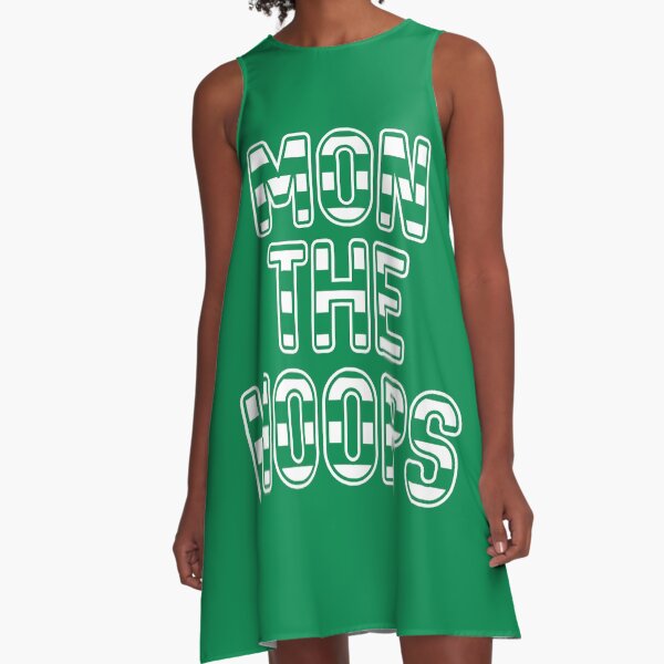 Item preview, Mon The Hoops, Glasgow Celtic Football Club Green and White Striped Text Design designed and sold by MacPean.
