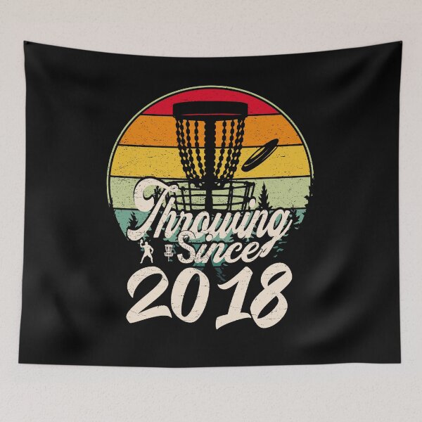 Item preview, Funny Vintage Disc Golf Distressed Frisbee golf Throwing Discs since 2018 designed and sold by YAHIA-14.
