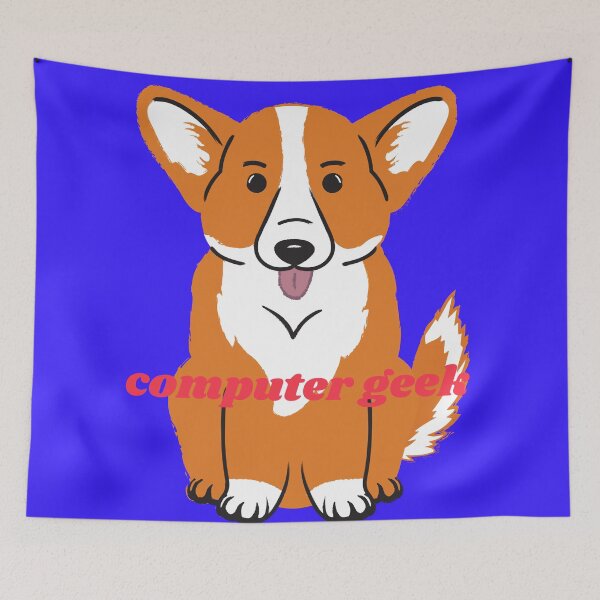 Item preview, computer dog geek dog lover forever designed and sold by johnrk.