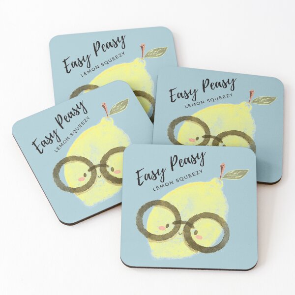 Item preview, Easy Peasy Lemon Squeezy (Baby Blue) designed and sold by BravenWild.