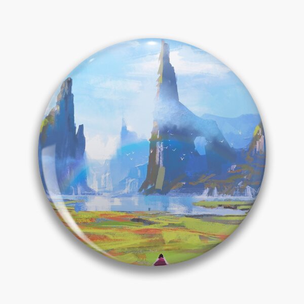 Item preview, Mountain nature painting designed and sold by Moon-Light-Art.