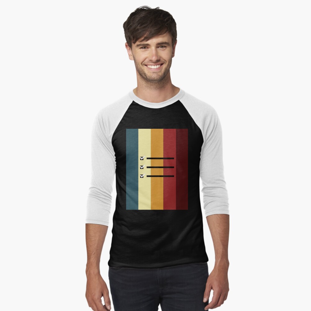 Item preview, Baseball ¾ Sleeve T-Shirt designed and sold by FridPix.