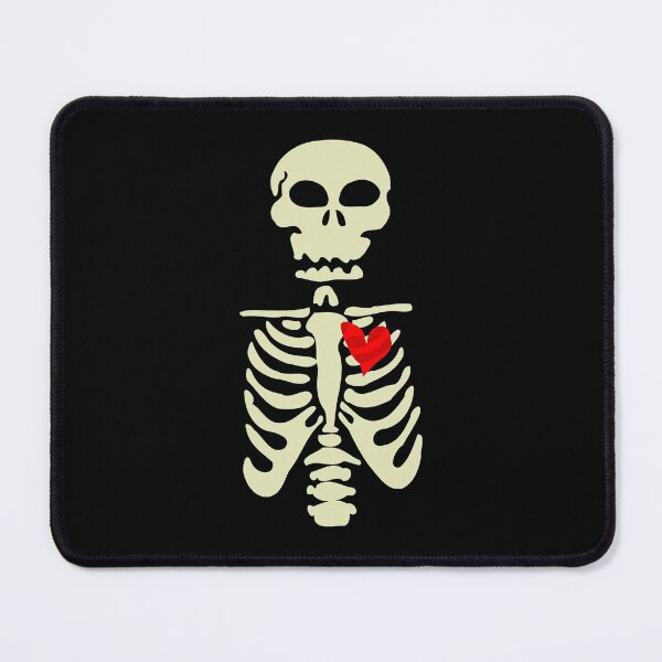 Item preview, goth skeleton valentines day heart  designed and sold by Gossip Rag.