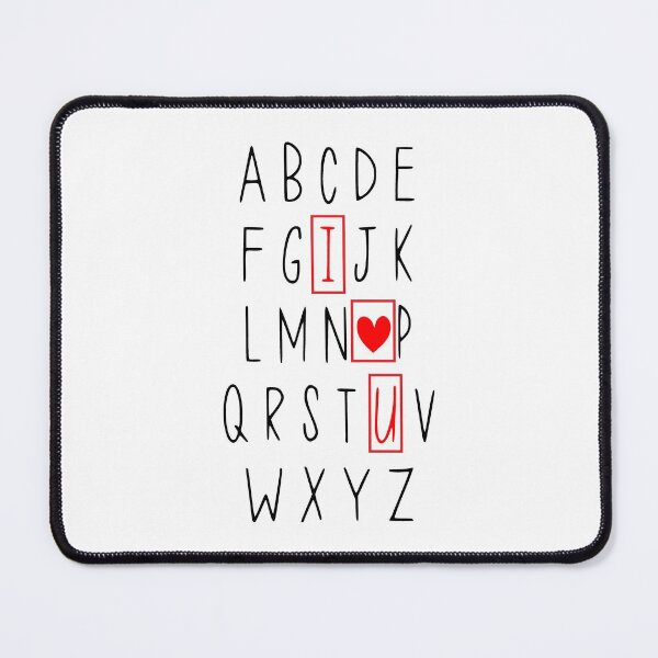 Item preview, Valentines Design ABC's I <3 U | Boys Girls I heart you , Matching Couple Teachers day Gift for Valentines Day Funny Rude Offensive saying, designed and sold by joygift369.