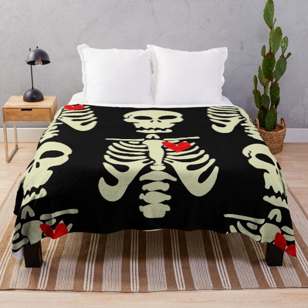 Item preview, goth skeleton valentines day heart  designed and sold by Gossip Rag.