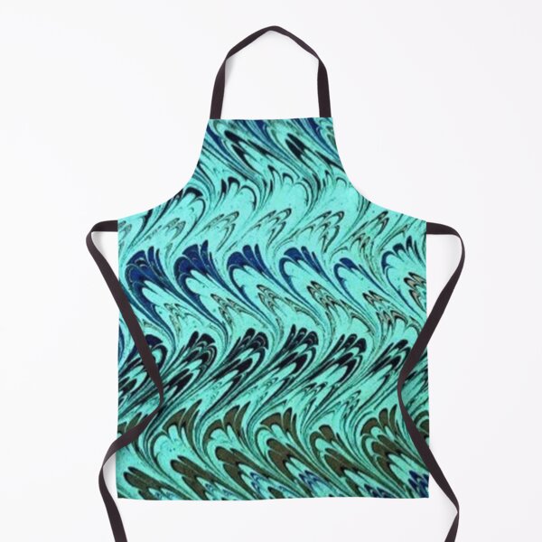 Item preview, Vintage Swirls and Waves Teal Blue Sage Green designed and sold by SaraValor.