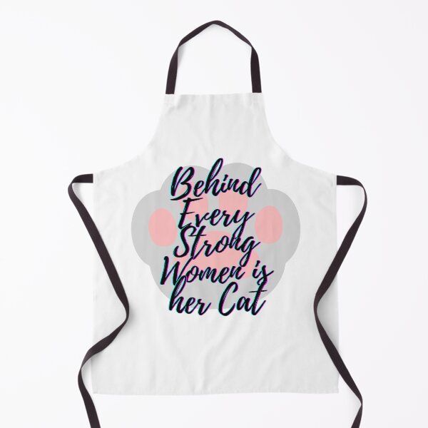 Item preview, Behind Every Strong Women is her Cat designed and sold by AbdullahMuneer.