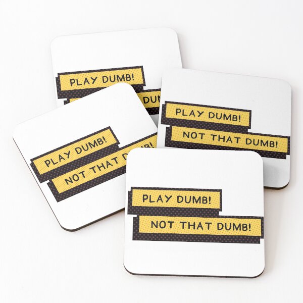 Play Dumb! Not That Dumb! Into The Spider-Verse Coasters (Set of 4)