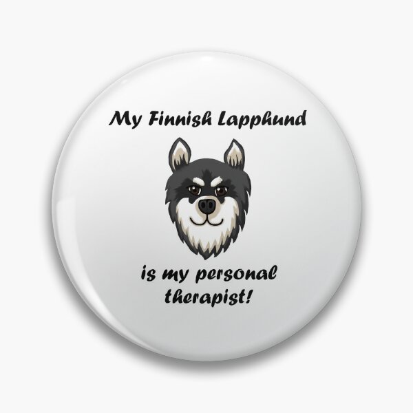 Item preview, Mi Lapphund finlandés es mi terapeuta personal designed and sold by IsyPuttrus.