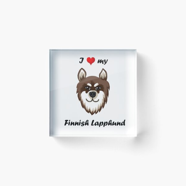 Item preview, I love my Finnish Lapphund designed and sold by IsyPuttrus.