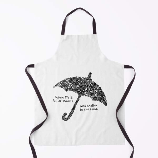 Item preview, Seek Shelter in the Lord Umbrella designed and sold by Adasha Knight.