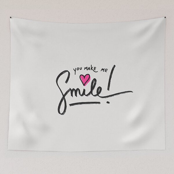 Item preview, You make me smile I love you designed and sold by xeniaskazka.