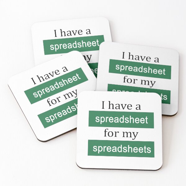 Item preview, I Have a Spreadsheet for my Spreadsheets designed and sold by ThePurpleFrog.