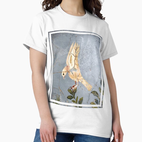 Colombe blanche de Pompéi T-shirt classique