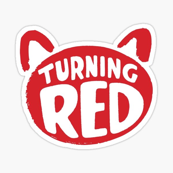 Disney Inspired Sticker Turning Red Inspired Sticker Set Stickers Die-Cut Sticker