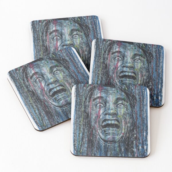 Item preview, Arnold Schwarzenegger - Total Recall - Hand Drawn Oil and Ink Portrait designed and sold by HRHildebrand.
