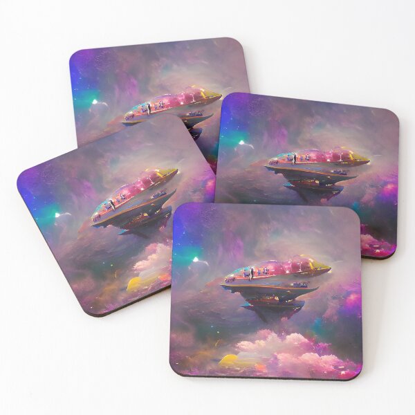 Item preview, Spaceship and Purple Galaxy designed and sold by NikolaMio.