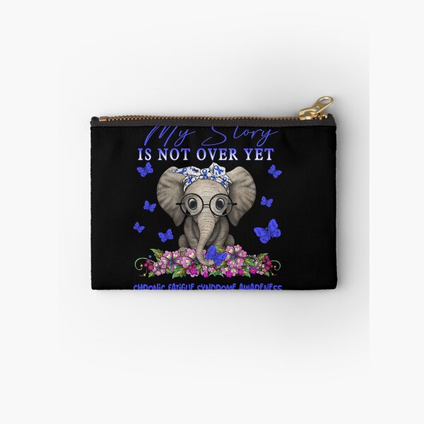 Item preview, Cute Elephant My Story Is Not Over Yet Chronic Fatigue Syndrome Awareness designed and sold by Adropine.
