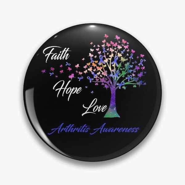 Item preview, Ribbon Tree Faith Hope Love Arthritis Awareness designed and sold by Tadmab.