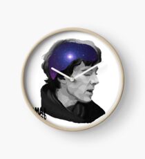 Sherlock- universal minds (White) Clock